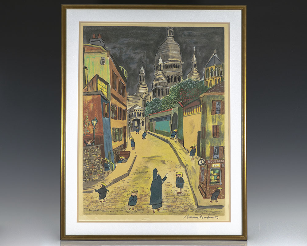Ludwig Bemelmans Signed Madeline Lithograph.