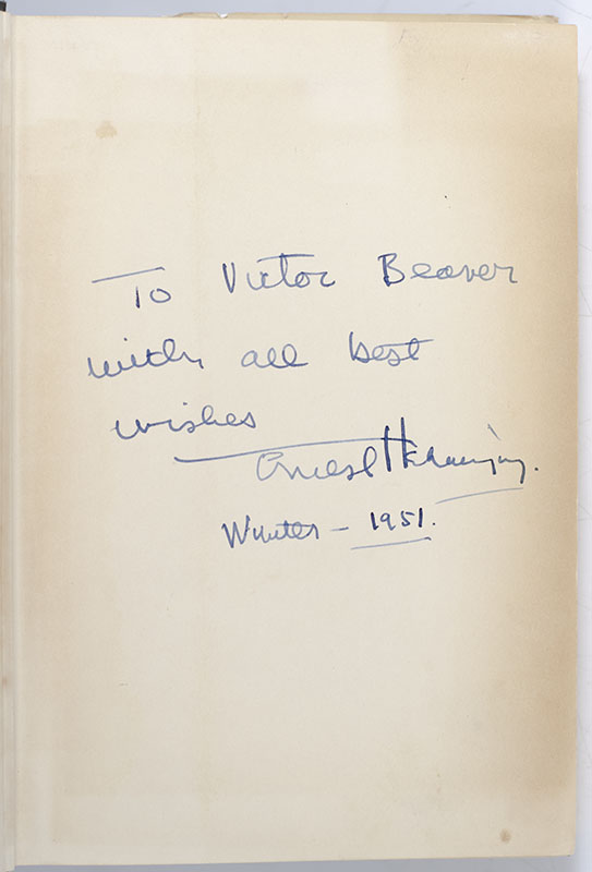 Across the River and Into the Trees.