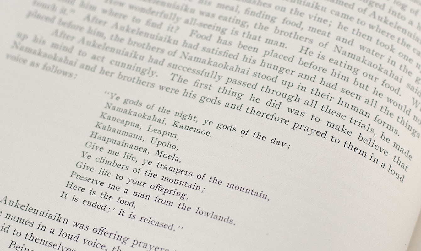 Hawaiian Antiquities and Folk-Lore: the Hawaiians' Account of the Formation of Their Islands and Origin of Their Race, with the Traditions of Their Migrations, Etc., As Gathered From Original Sources by Abraham Fornander.