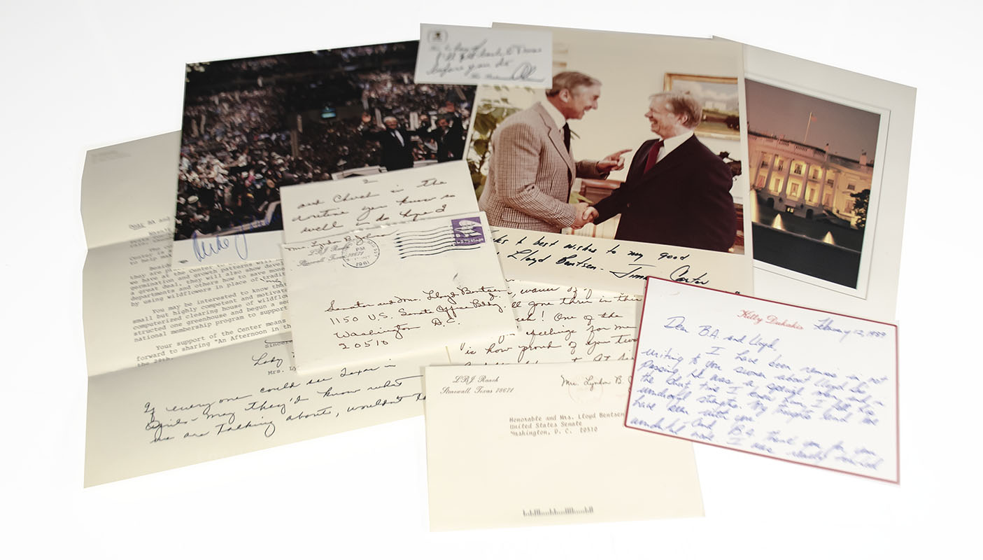 Lloyd Millard Bentsen Autograph Letter Archive.
