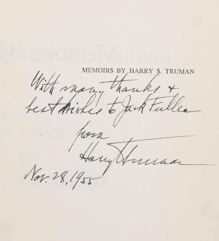 Memoirs: Year of Decisions and Memoirs: Years of Trial and Hope 1946-1952.