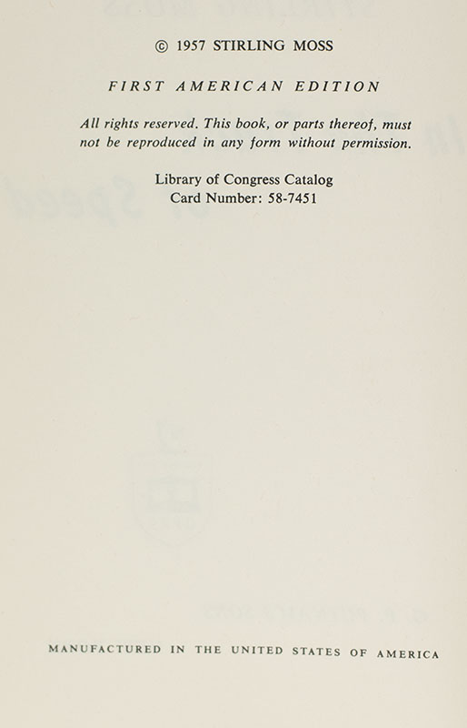 In the Track of Speed.