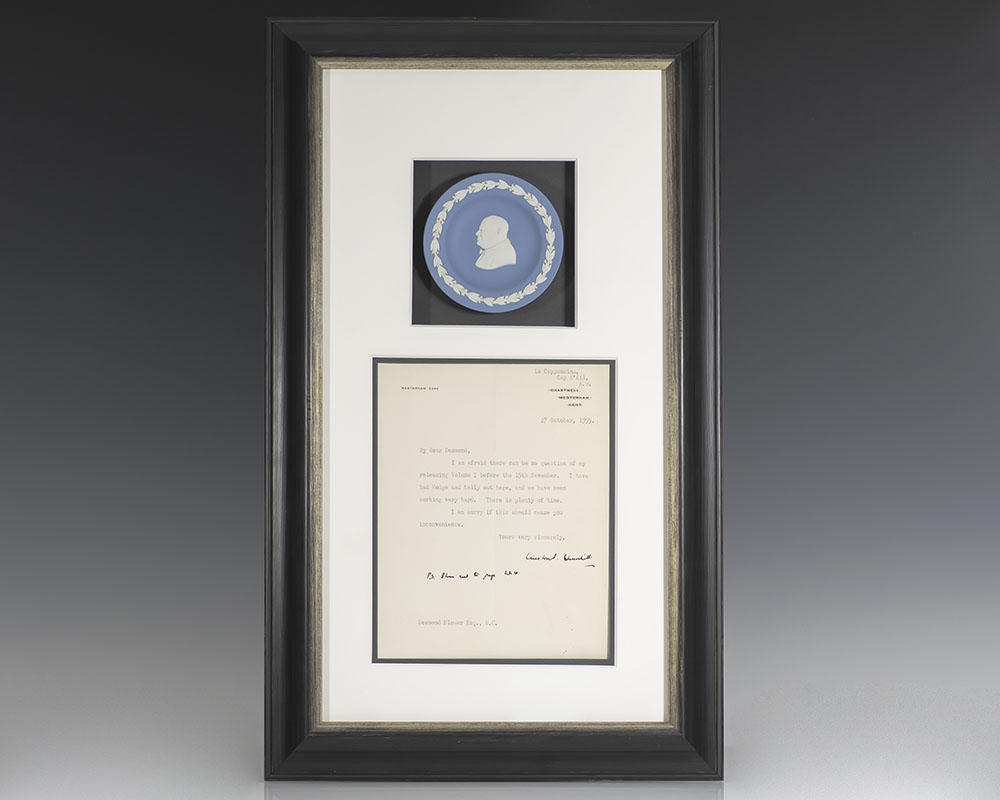 Winston S. Churchill Typed Letter Signed.