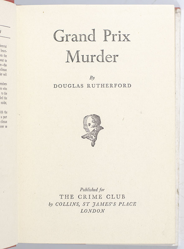 Grand Prix Murder.
