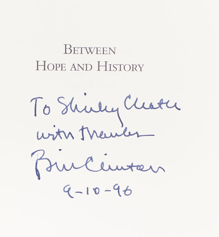 Between Hope and History.