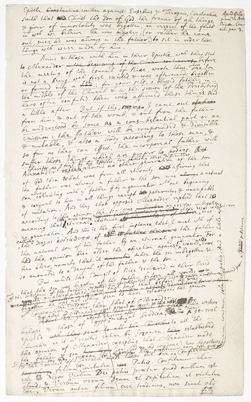 Isaac Newton Original Manuscript. - Image 3
