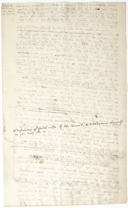 Isaac Newton Signed Letter.