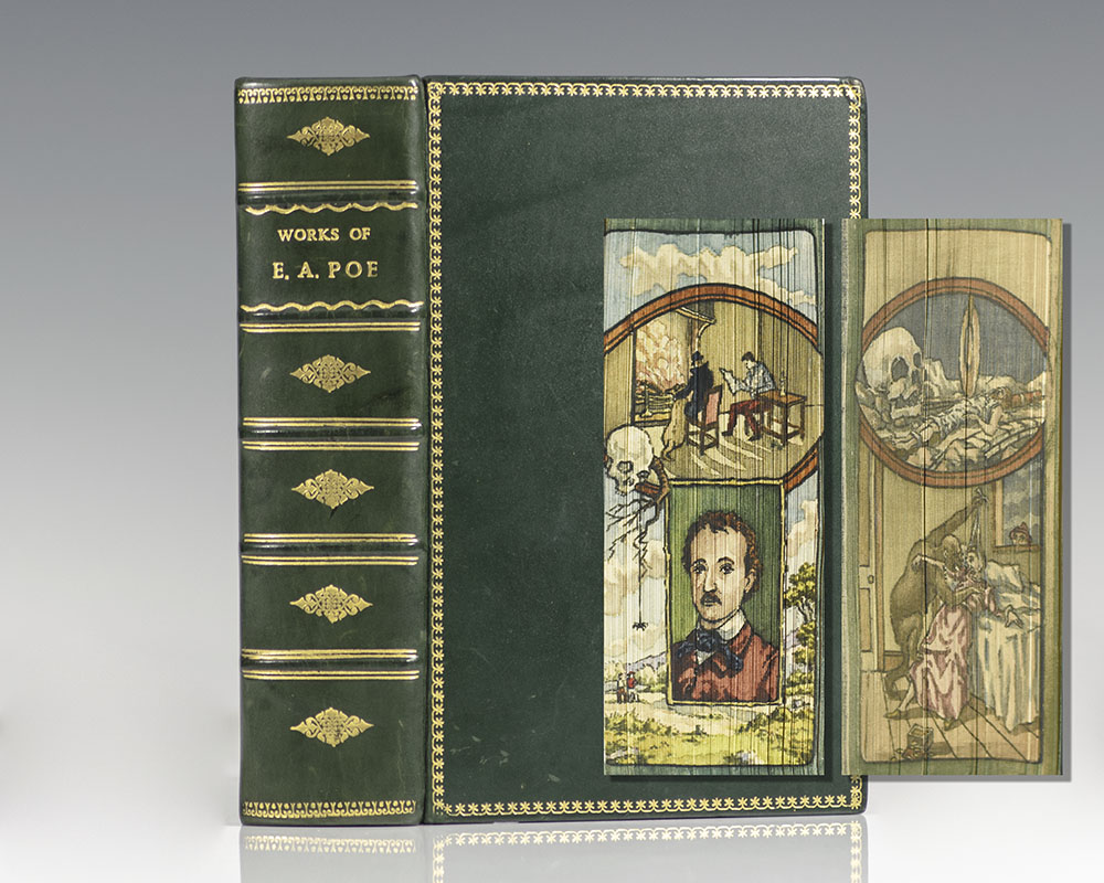 The Works of Edgar Allan Poe. Including the Choicest of His Critical Essays. Now First Published In This Country. With A Study on His Life and Writings, from the French of Charles Baudelaire [Fore-Edge Painting].