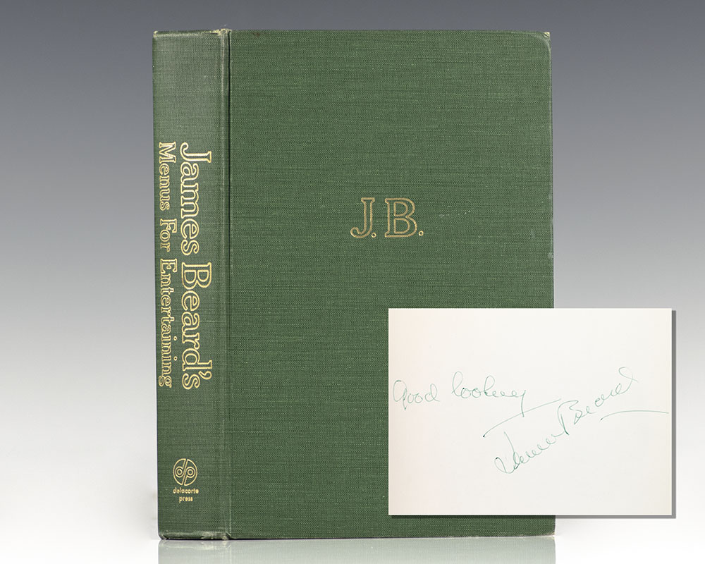 James Beard Menus For Entertaining.