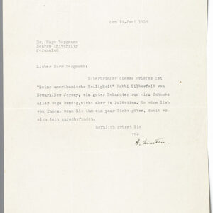 Albert Einstein Typed Letter Signed.