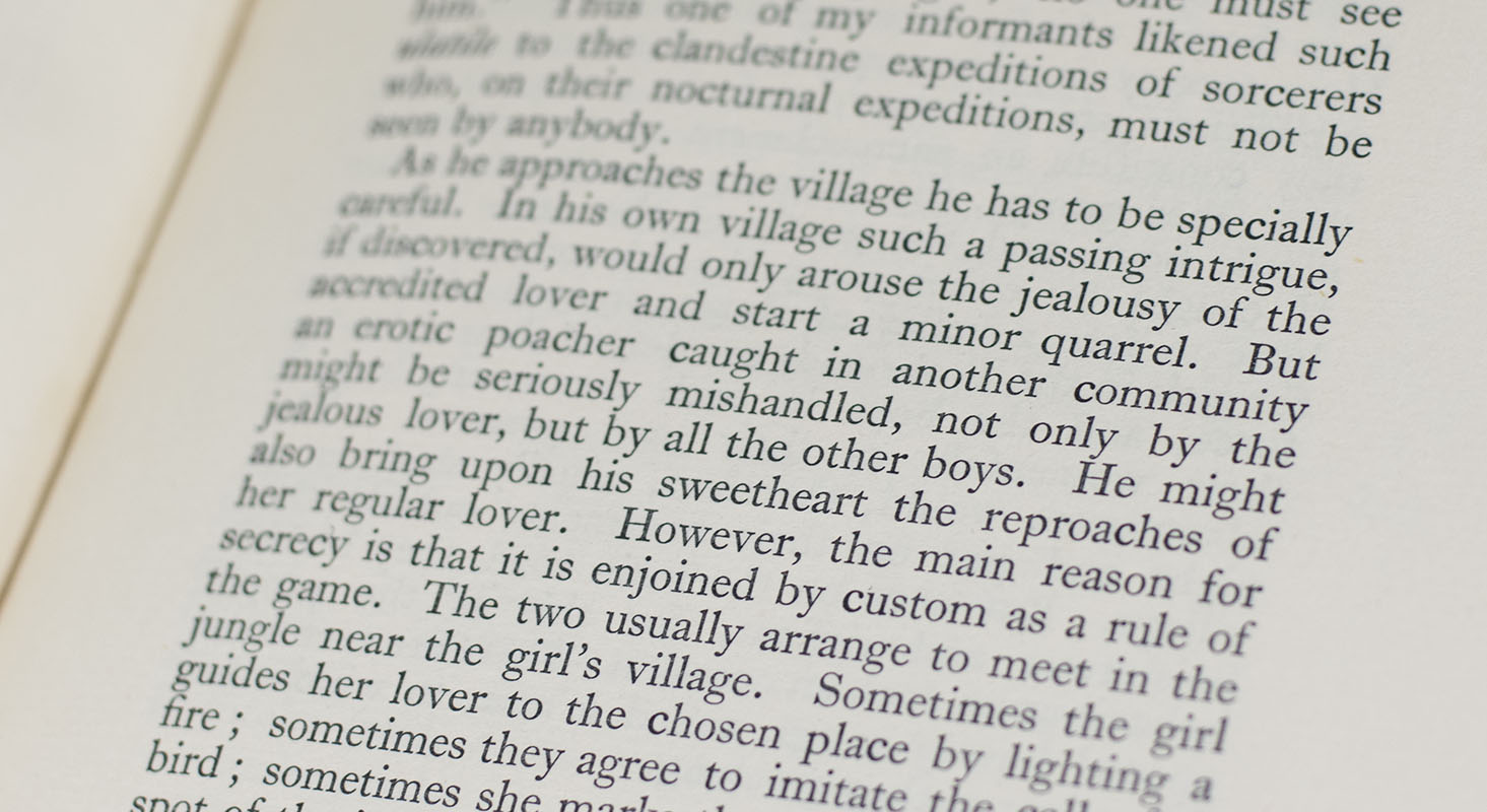 The Sexual Life of Savages in North-Western Melanesia: An Ethnographic Account of Courtship, Marriage, and Family Life among the Natives of the Trobriand Islands, British New Guinea.