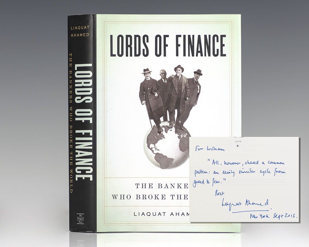 Lords of Finance: The Bankers Who Broke The World.