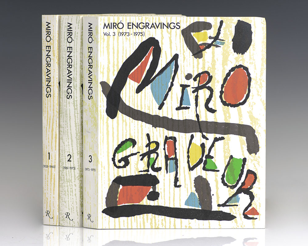 Miro Engravings Vol. 1 (1928-1960) Vol. 2 (1961-1973) Vol. 3 (1973-1975).