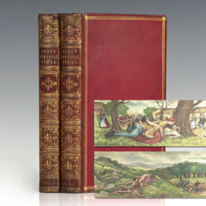 The Poetical Works of Alexander Pope. With Memoir, Critical Dissertation, and Explanatory Notes, or the Rev. George Gilfillan. [Fore-edge Painting].