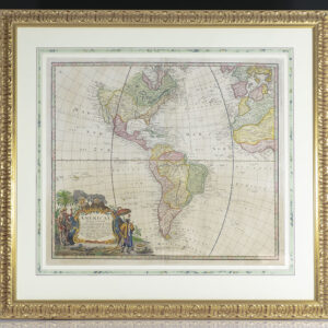 Americae Mappa Generalis. [Homann's Second Map of the Western Hemisphere].