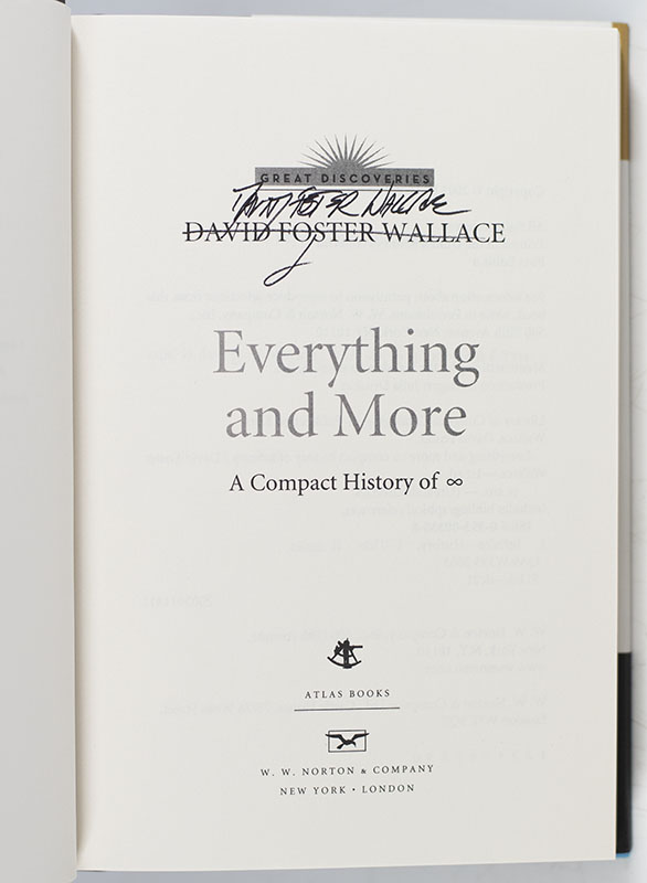 Everything and More: A Compact History of Infinity.