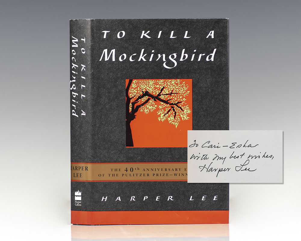 To Kill A Mockingbird.
