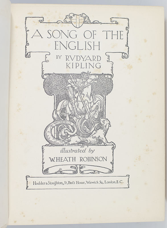 A Song of The English.