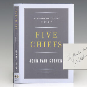 Five Chiefs: A Supreme Court Memoir.