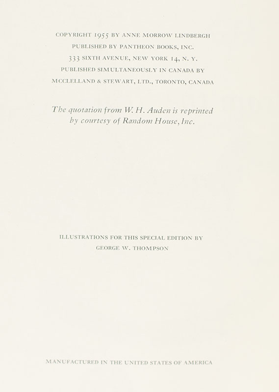 Gift From The Sea: An Answer to the Conflicts In Our Lives.