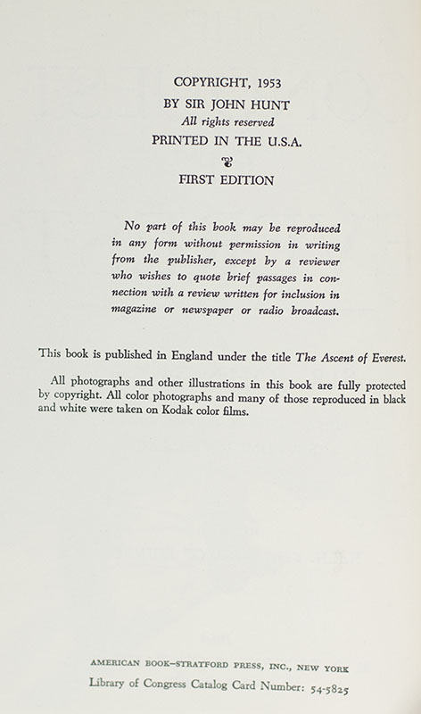 The Conquest of Everest.