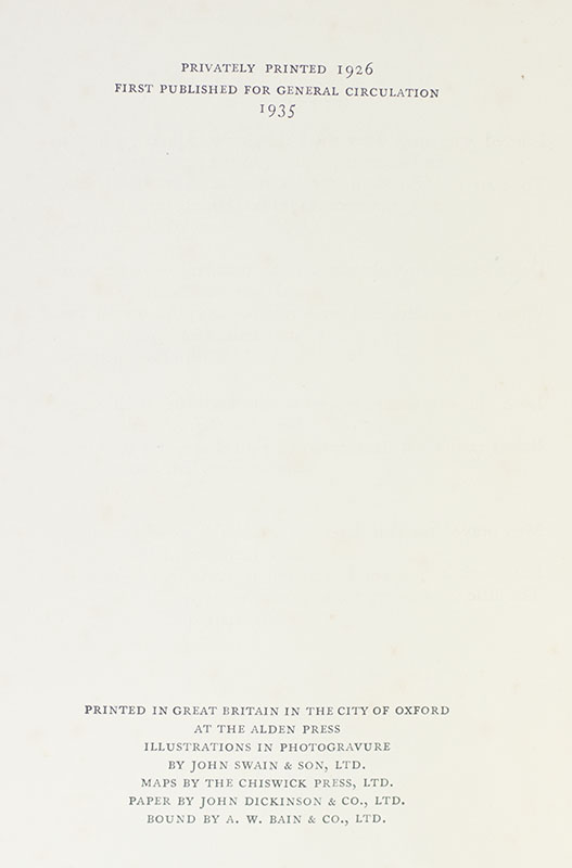 Seven Pillars of Wisdom.