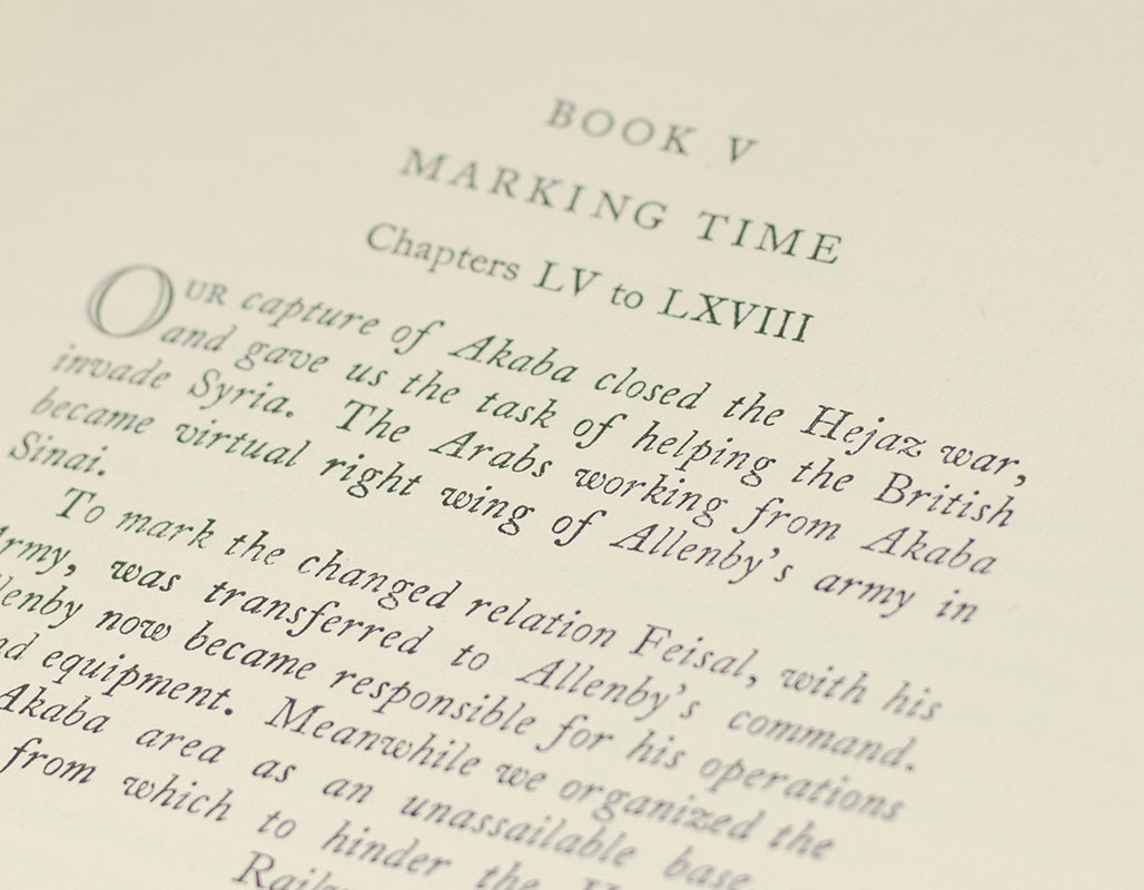 Seven Pillars of Wisdom.