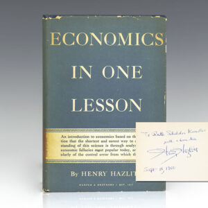 Economics In One Lesson.