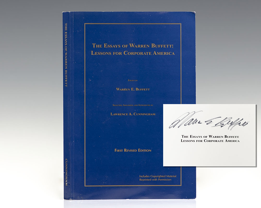 The Essays of Warren Buffett: Lessons for Investors and Managers.
