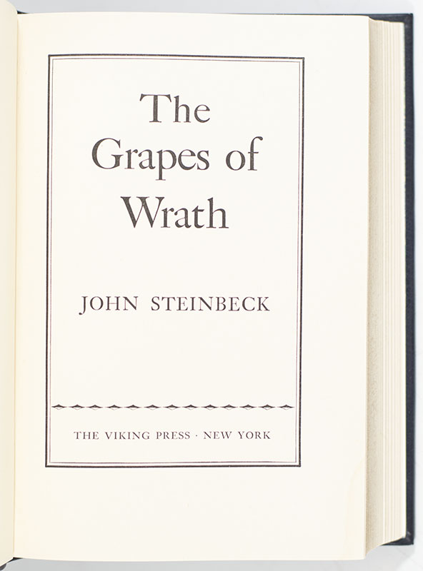 The Grapes of Wrath.