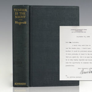 Tender Is The Night: A Romance.