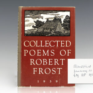 Collected Poems of Robert Frost 1939.