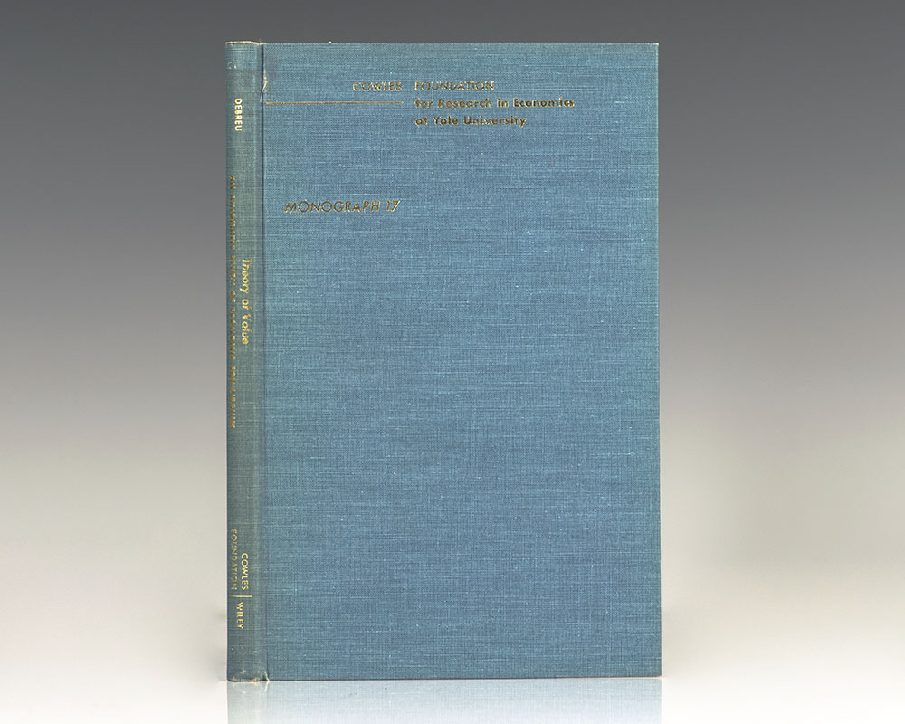 Theory of Value: An Axiomatic Analysis of Economic Equilibrium.