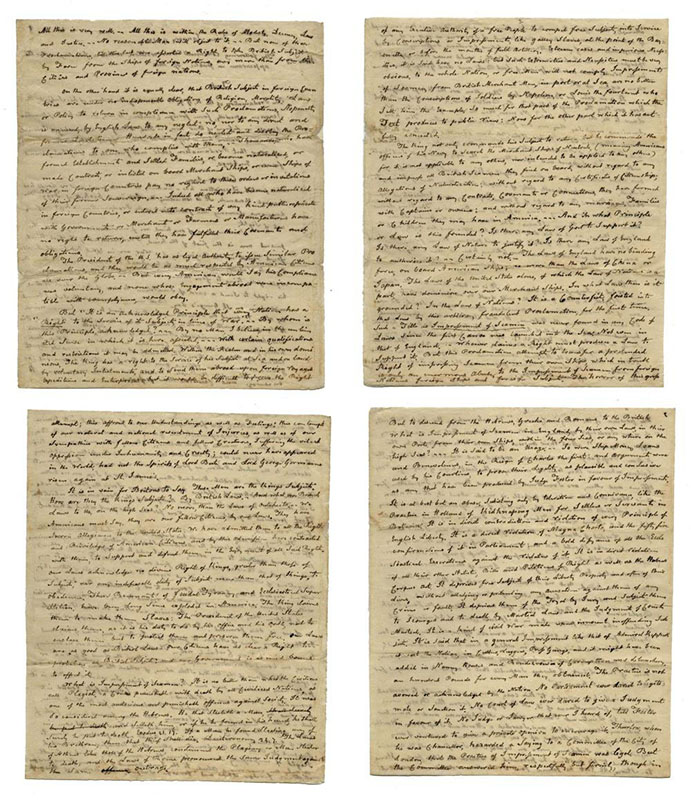 John Adams Autograph Letter Signed.