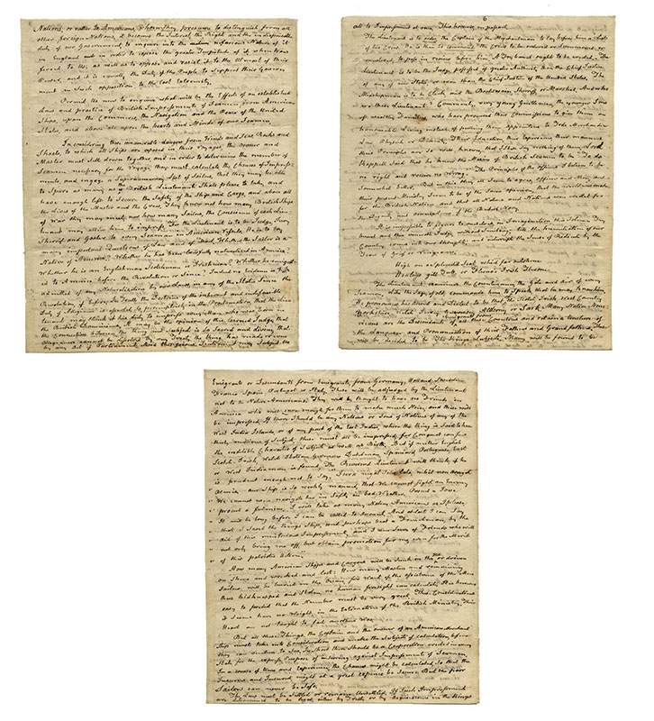 John Adams Autograph Letter Signed.