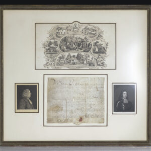 William Penn Signed Land Grant.