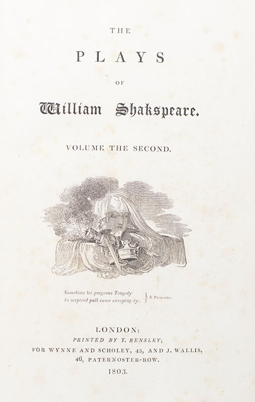The Plays of William Shakespeare.