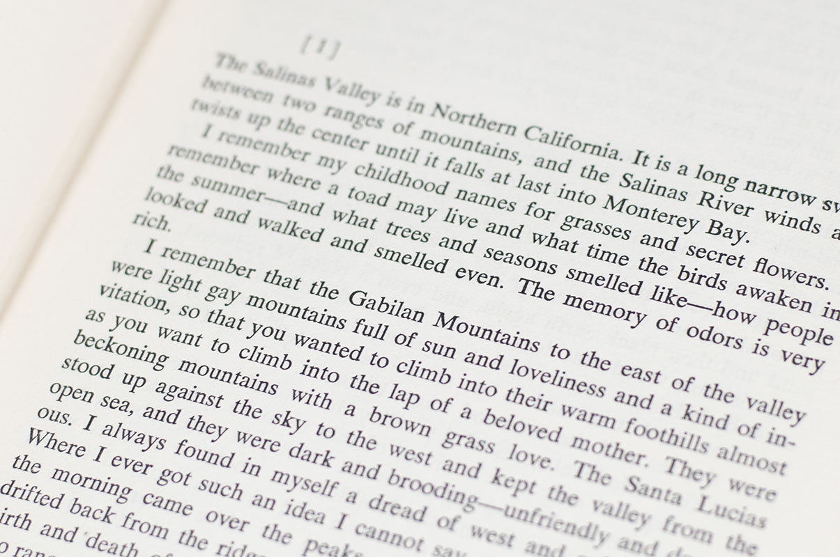 East of Eden.