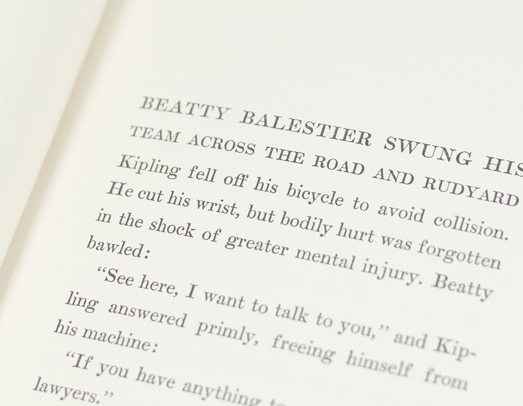 Rudyard Kipling's Vermont Feud.