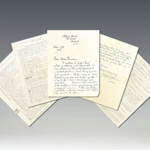 J.R.R. Tolkien Autograph Letter Signed and Annotated Old English Literature Questionnaire.