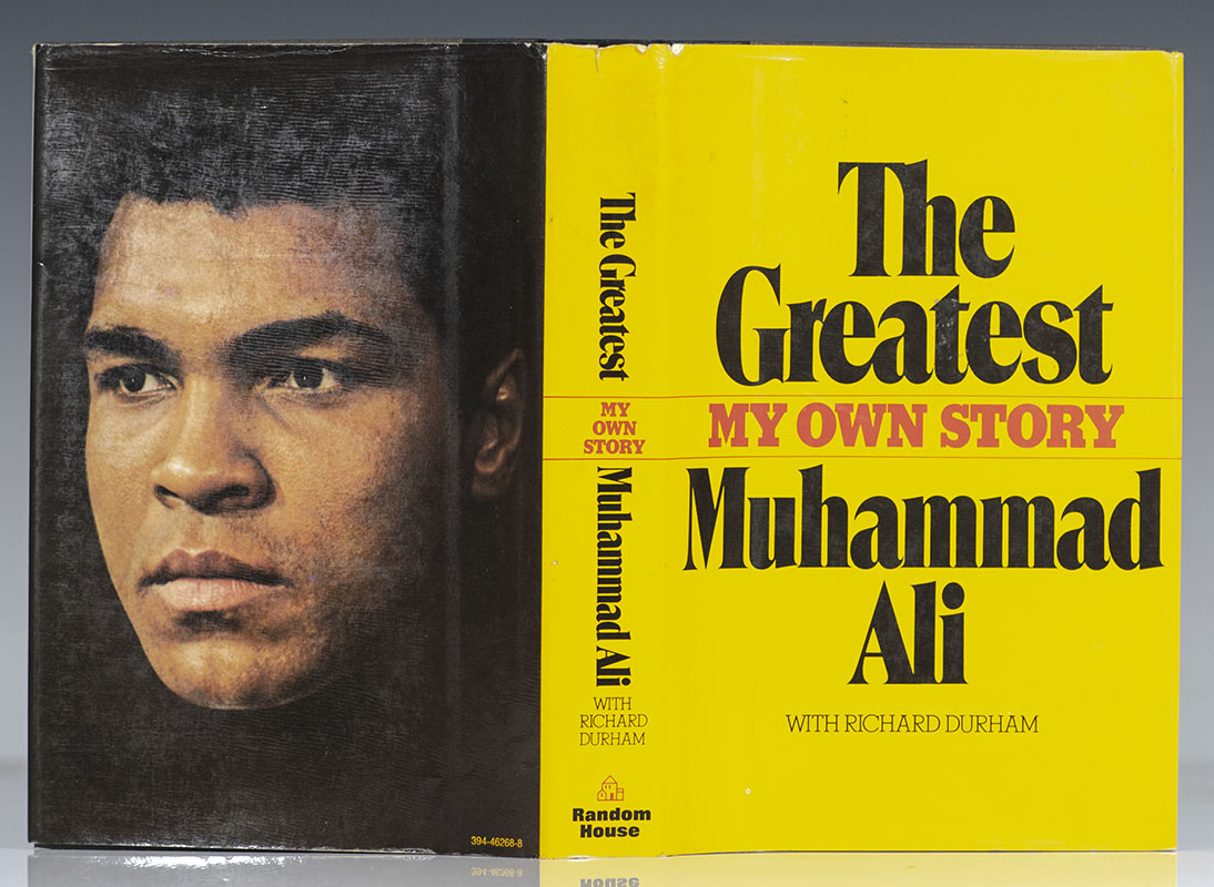 Muhammad Ali and Joe Louis Autograph Note with The Greatest: My Own Story.