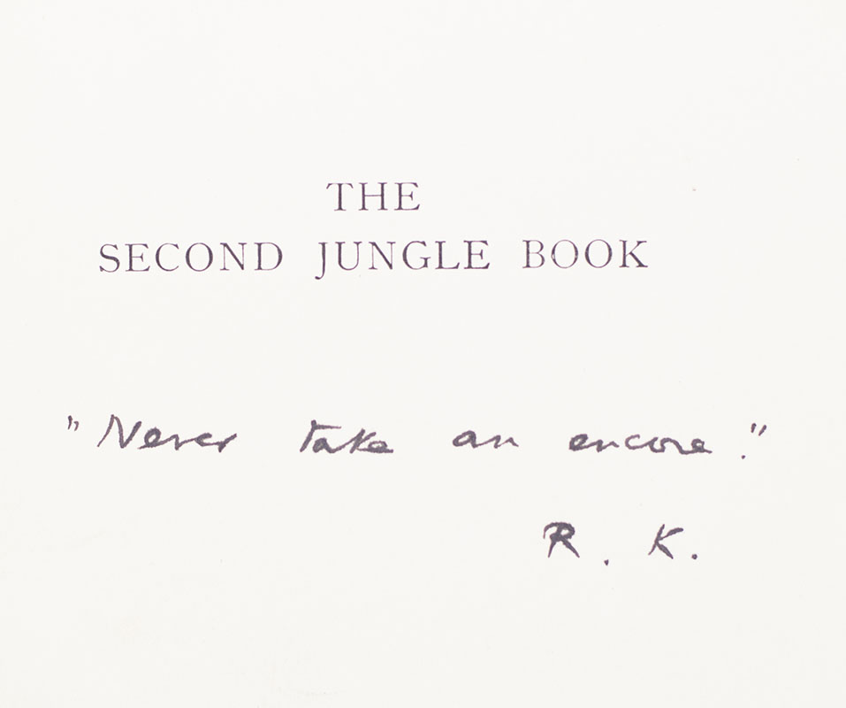 The Second Jungle Book.