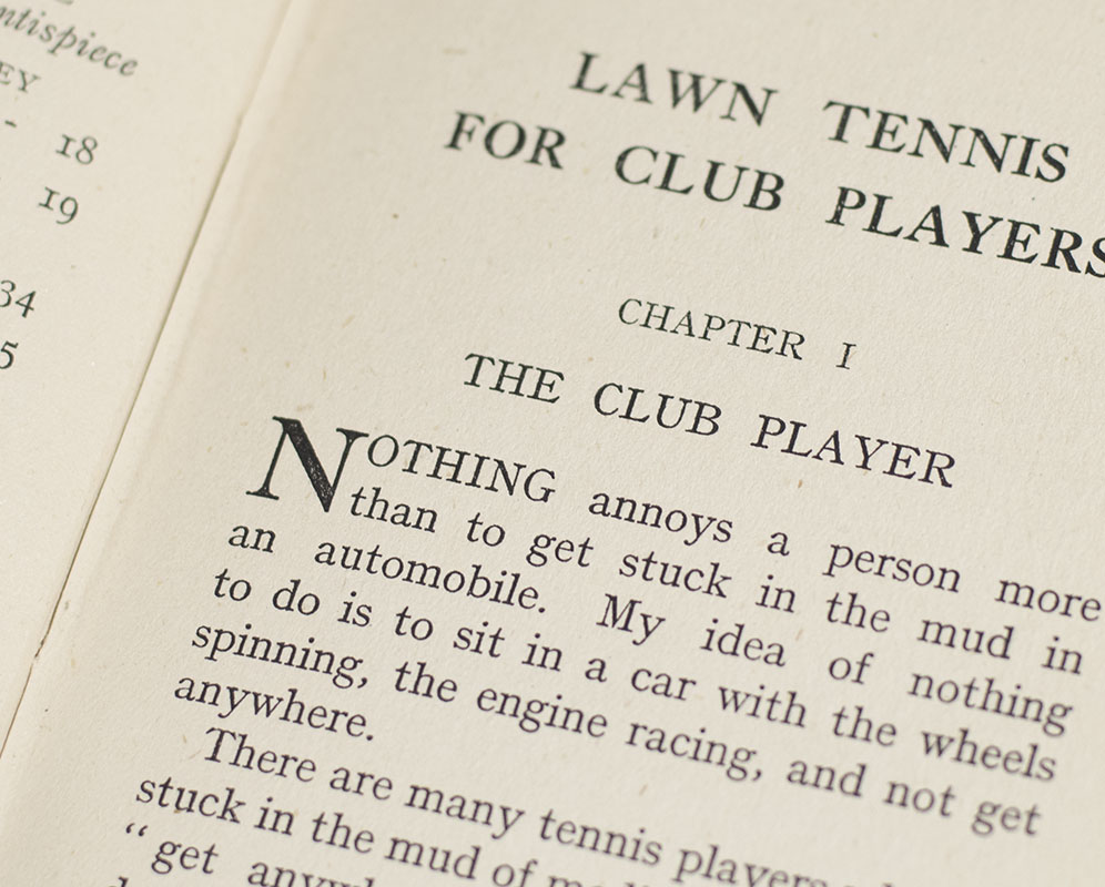 Lawn Tennis For Club Players.