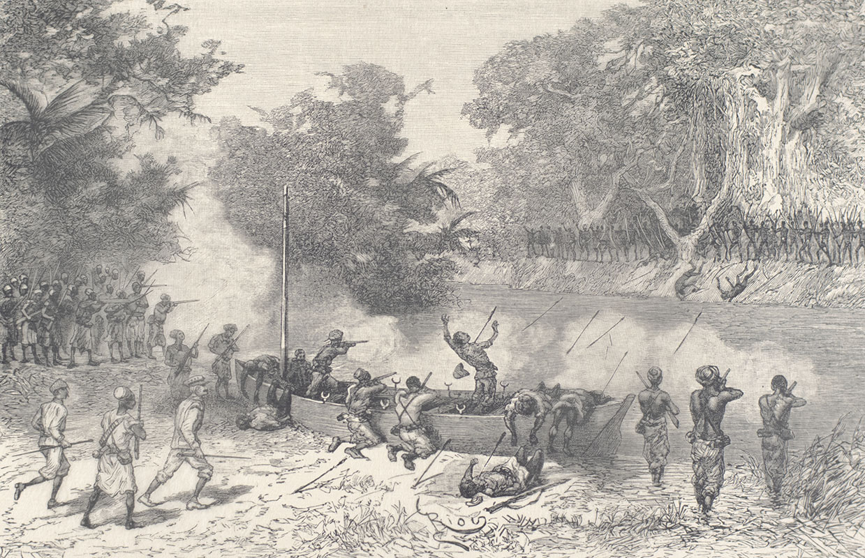 In Darkest Africa or, The Quest, Rescue, and Retreat of Emin, Governor of Equatoria.