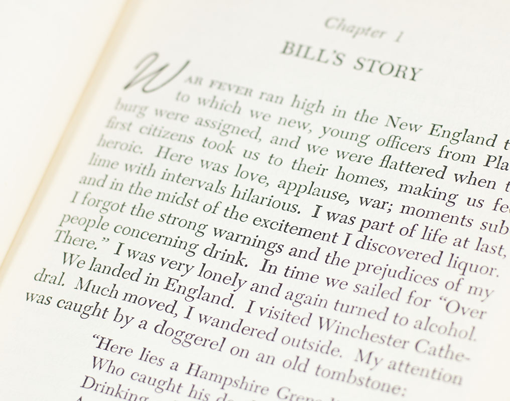 Alcoholics Anonymous: The Story of How More Than One Hundred Men Have Recovered from Alcoholism.