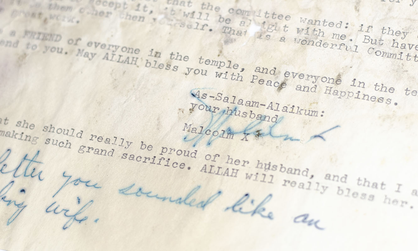 Malcolm X Typed Letter Signed.