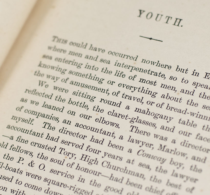 Youth: A Narrative and Two Other Stories.