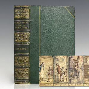Oliver Twist; Or, The Parish Boy's Progress. A Tale of Two Cities. [Fore-edge Painting].
