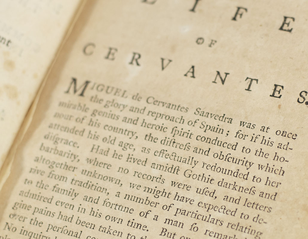 The History and Adventures of the Renowned Don Quixote. Translated from the Spanish of Miguel de Cervantes Saavedra. To which is prefixed, Some Account of the Author's Life. By T. Smollett, M.D.