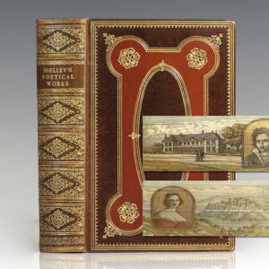 The Complete Poetical Works of Percy Bysshe Shelley. [Fore-edge Painting].